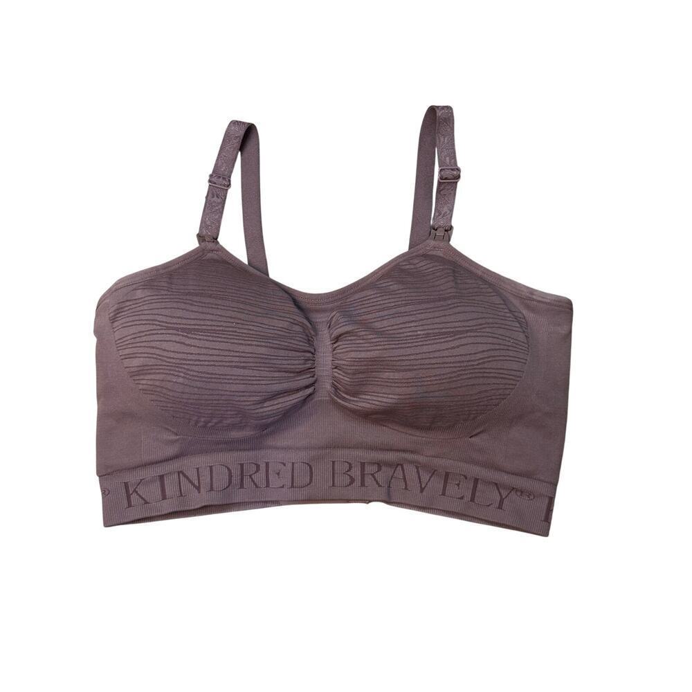 Kindred Bravely Sublime Hands Free Pumping‎ Bra LARGE Twilight